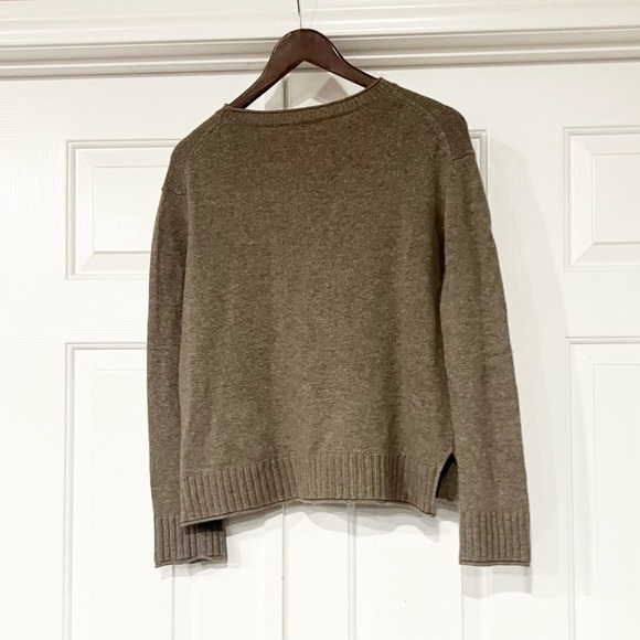 Jenni Kayne | Everyday Taupe Wool Blend Sweater - Picture 3 of 5